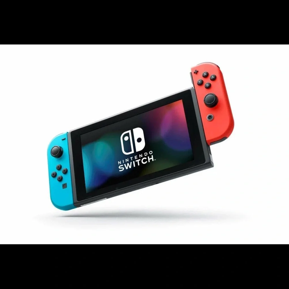 Nintendo Switch w/ Neon Blue & Neon Red Joy-Con + Mario Kart 8 Deluxe